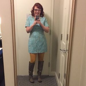 VINTAGE short 1960's shift dress